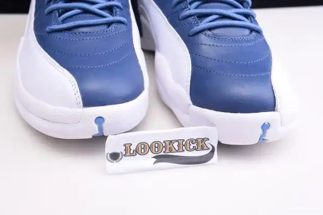 Cheap Husky Retro Air Jordan Blue 12 Stone 130690-404 0621